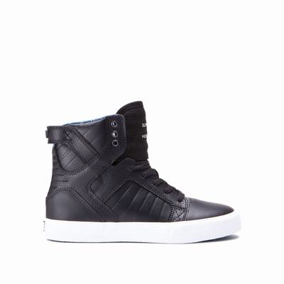 Gyerek Supra SKYTOP Magasszárú Cipő HU671953 Fekete/Fehér